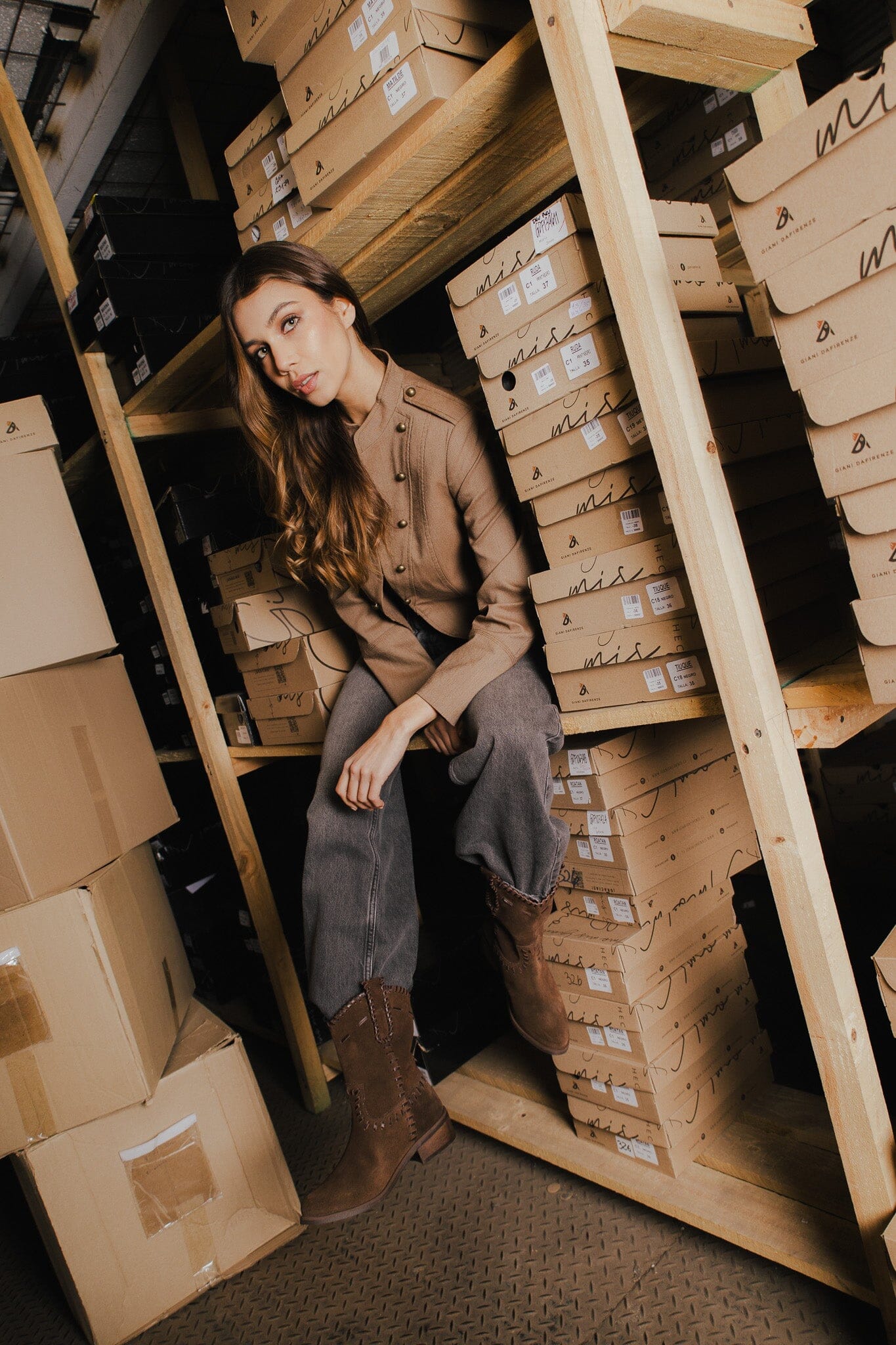 Bota Mujer / Ceniza Café BOTAS Giani Dafirenze 