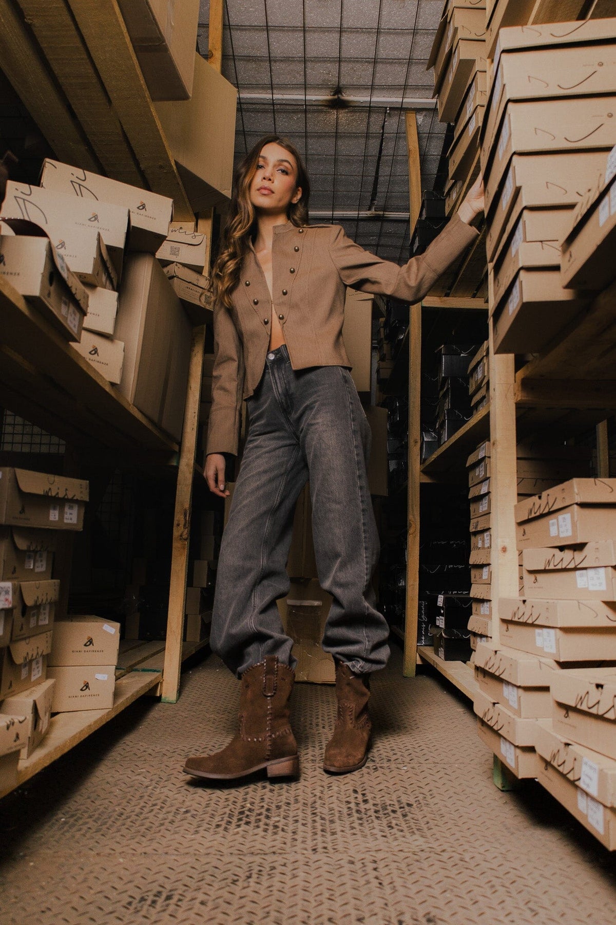 Bota Mujer / Ceniza Café BOTAS Giani Dafirenze 