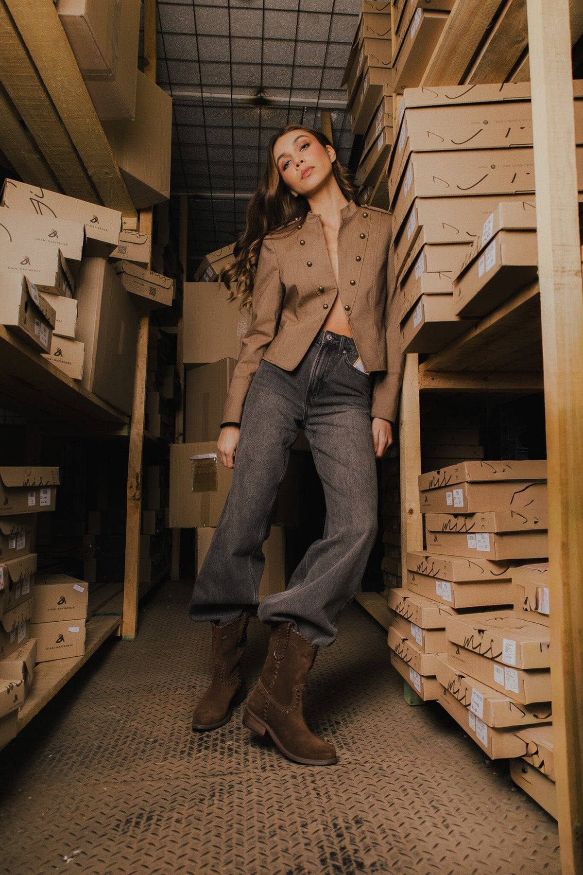Bota Mujer / Ceniza Café BOTAS Giani Dafirenze 