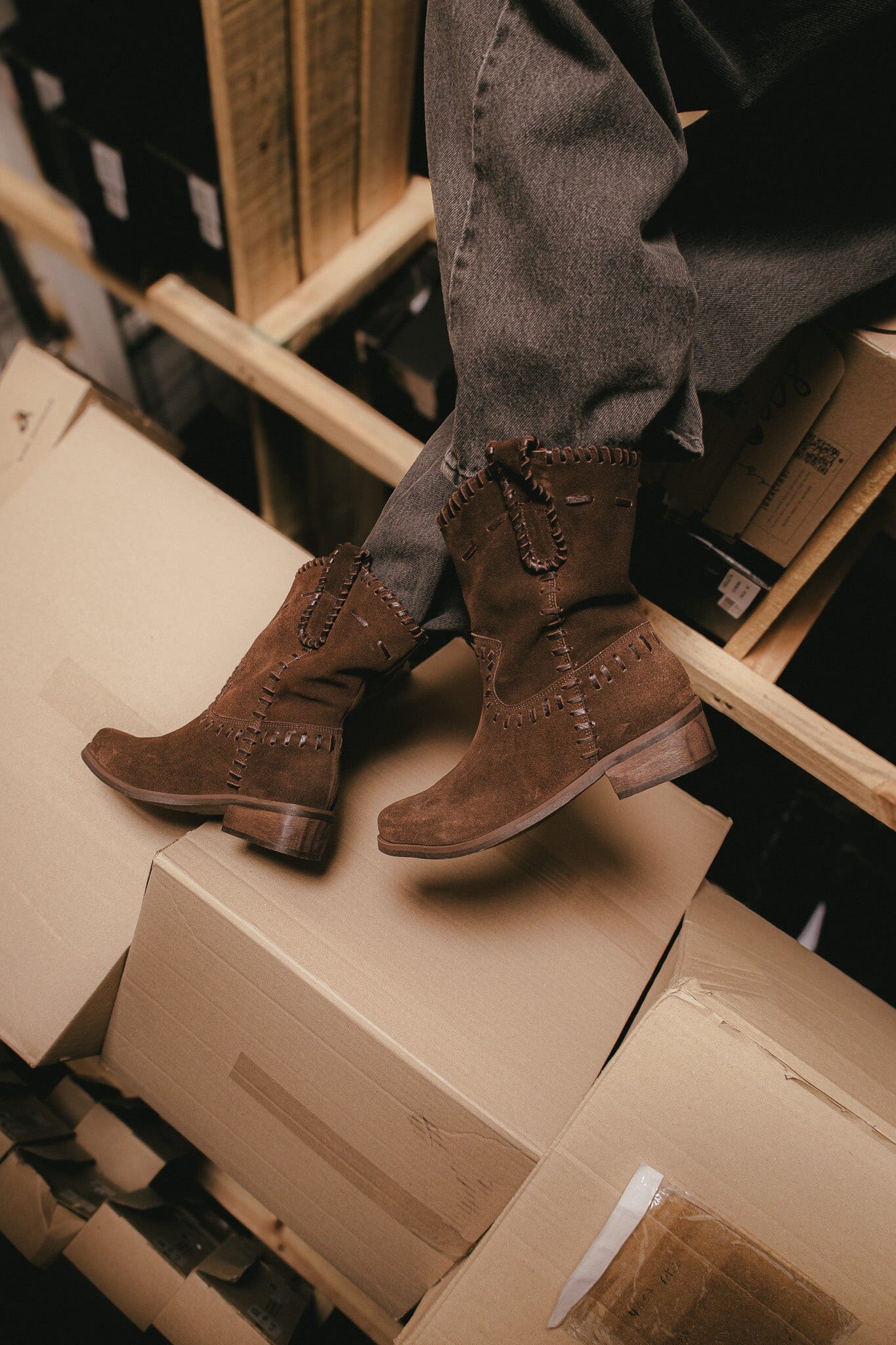 Bota Mujer / Ceniza Café BOTAS Giani Dafirenze 
