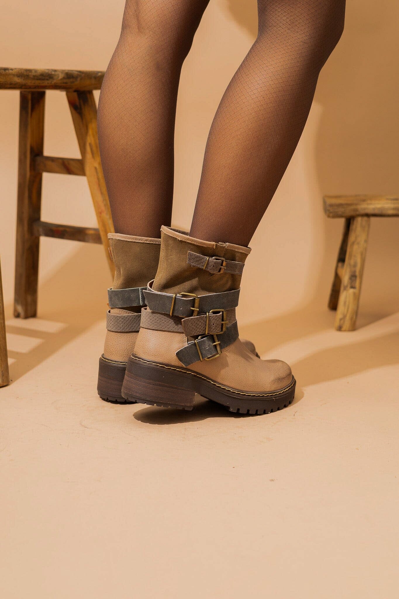 Bota Mujer / Hurco Taupe BOTAS Giani Dafirenze 