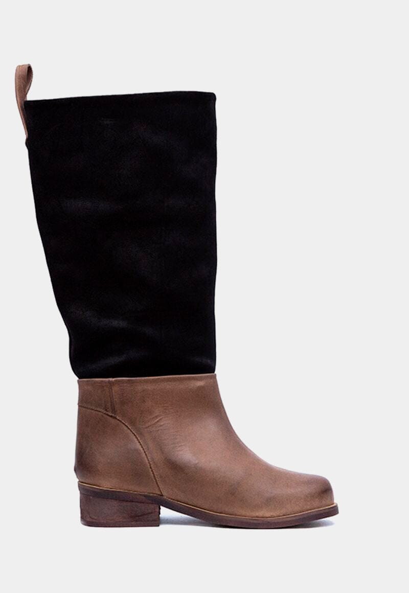 Bota Mujer / Zoisita Taupe Negro BOTAS Giani Dafirenze 