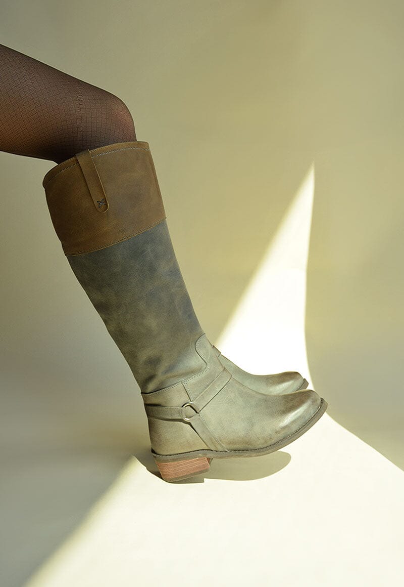 Botas Mujer / Blanca Gris Taupe BOTAS Giani Dafirenze 