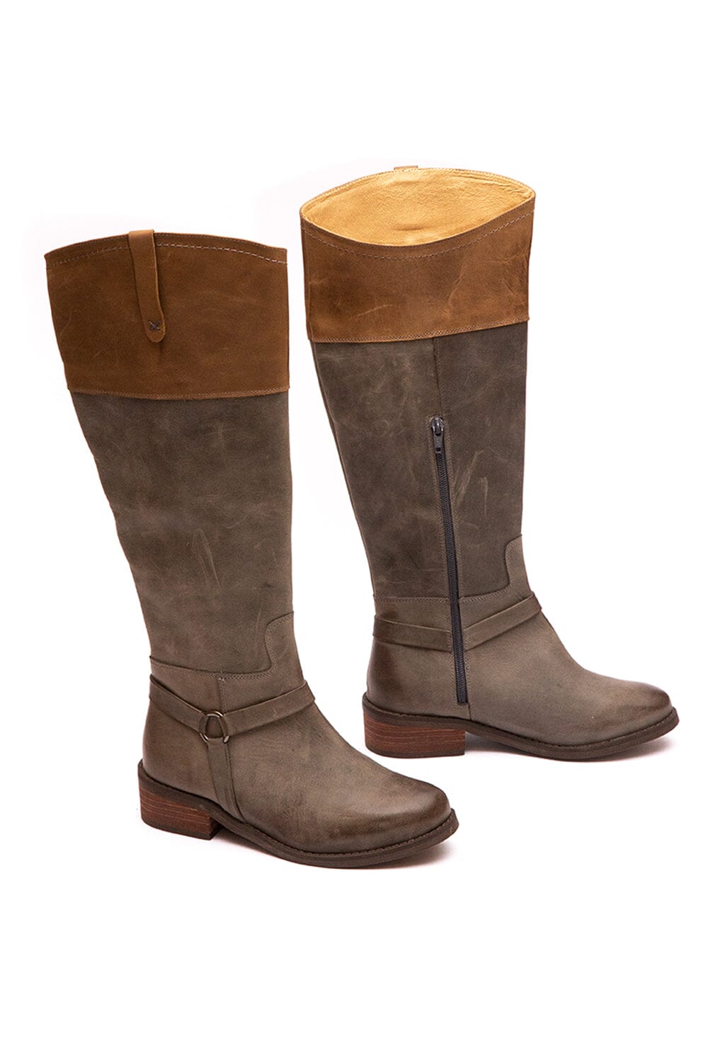 Botas Mujer / Blanca Gris Taupe BOTAS Giani Dafirenze 