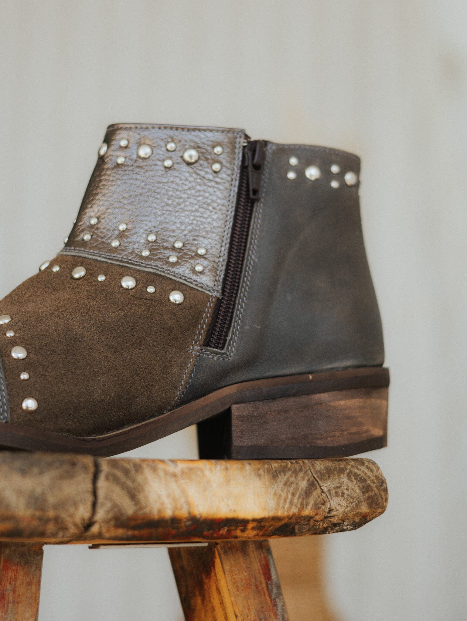 Botin Mujer / Abubilla Taupe Metalico BOTINES Giani Dafirenze 