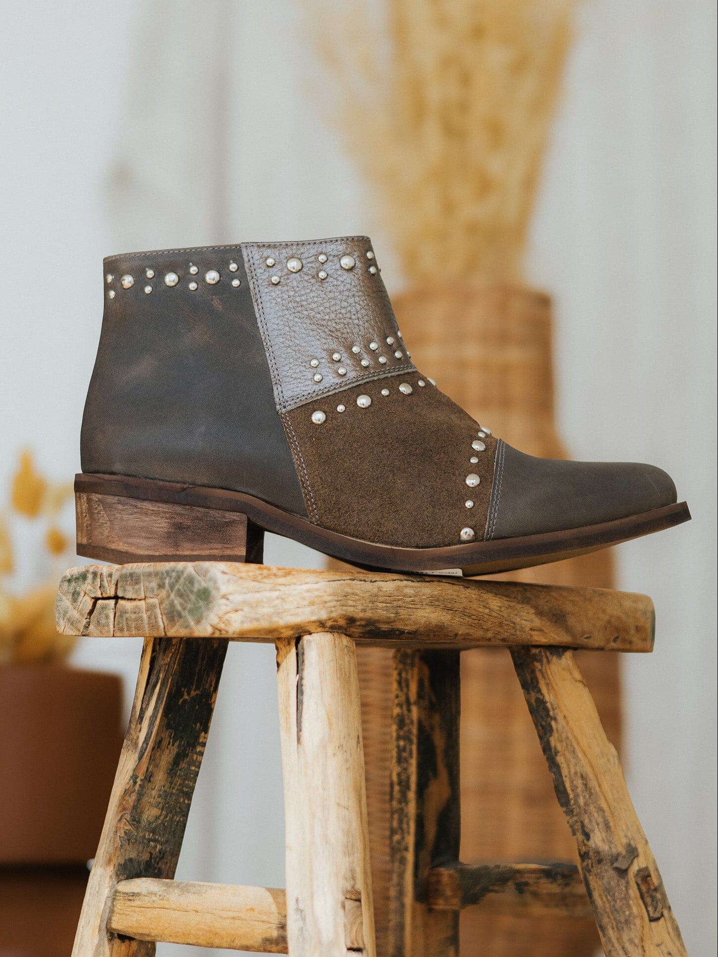 Botin Mujer / Abubilla Taupe Metalico BOTINES Giani Dafirenze 