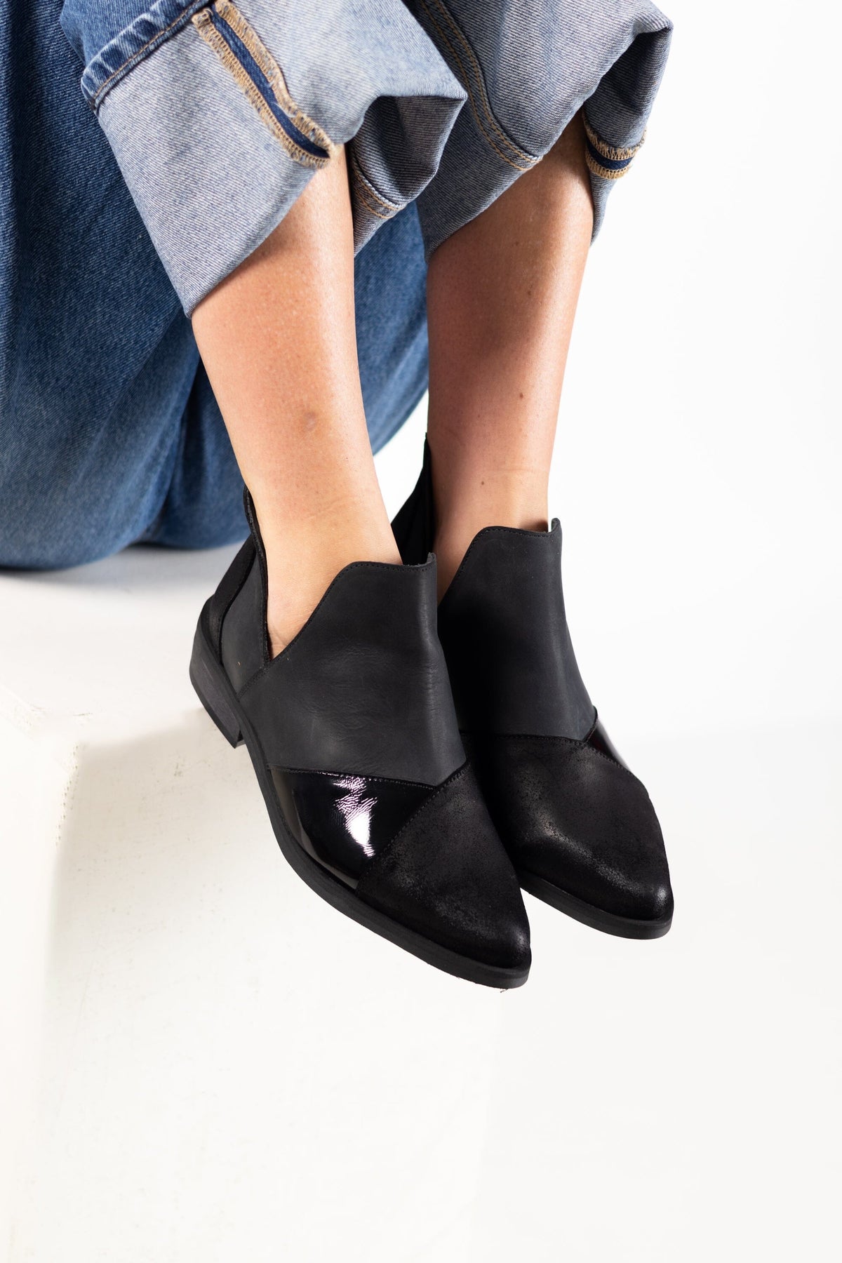 Botin Mujer / Acentor Negro BOTINES Giani Dafirenze 