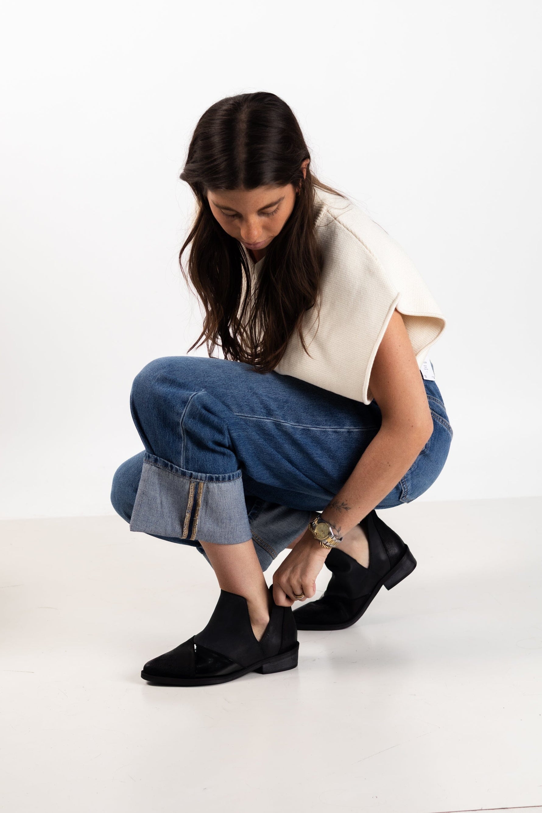 Botin Mujer / Acentor Negro BOTINES Giani Dafirenze 