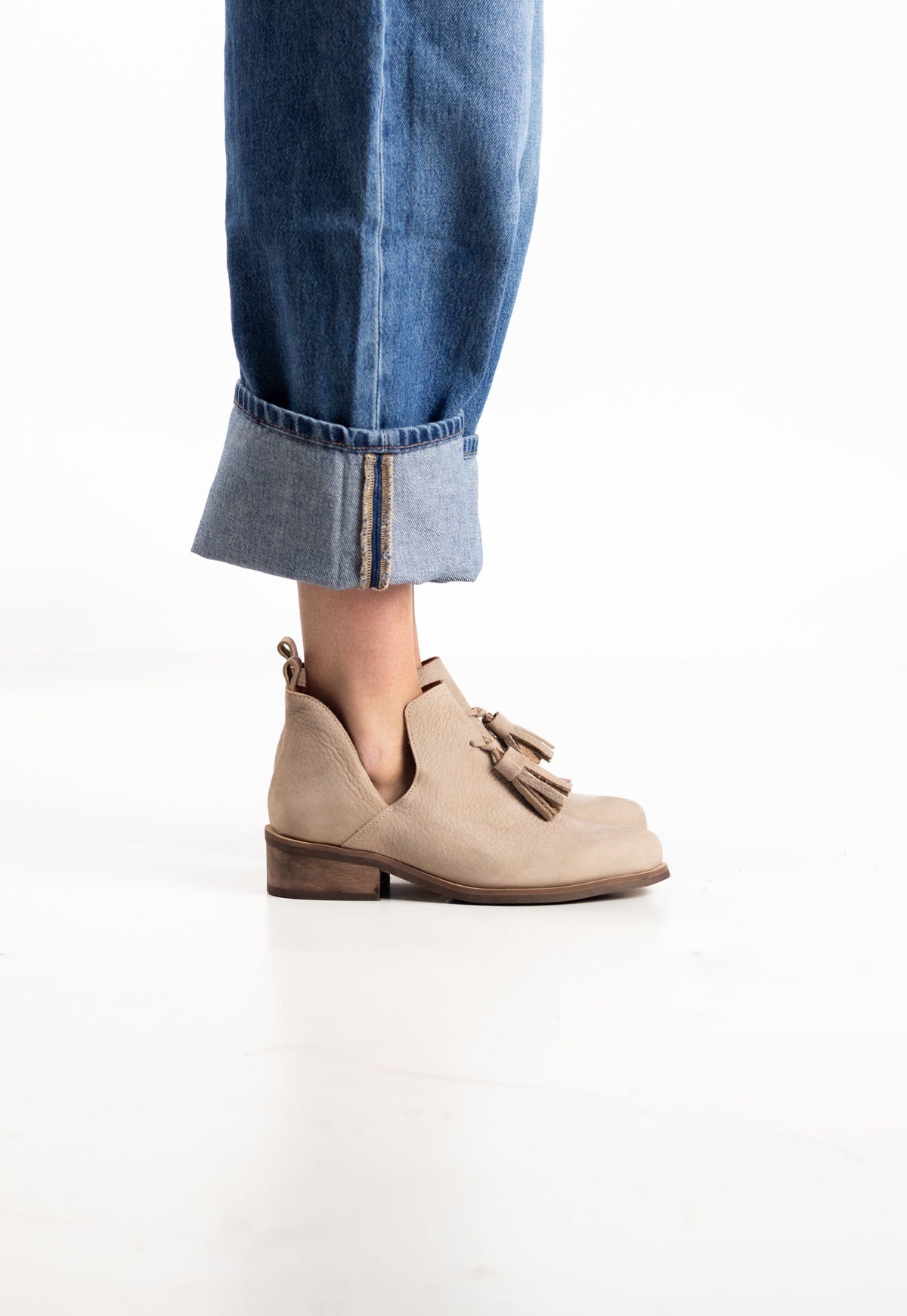 Botin Mujer / Adriana Beige BOTINES Giani Dafirenze 