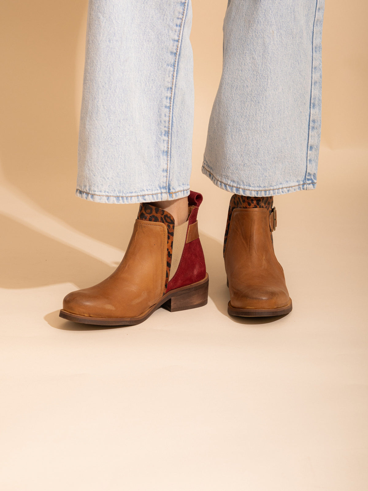 Botin Mujer / Angu Print Camel BOTINES Giani Dafirenze 