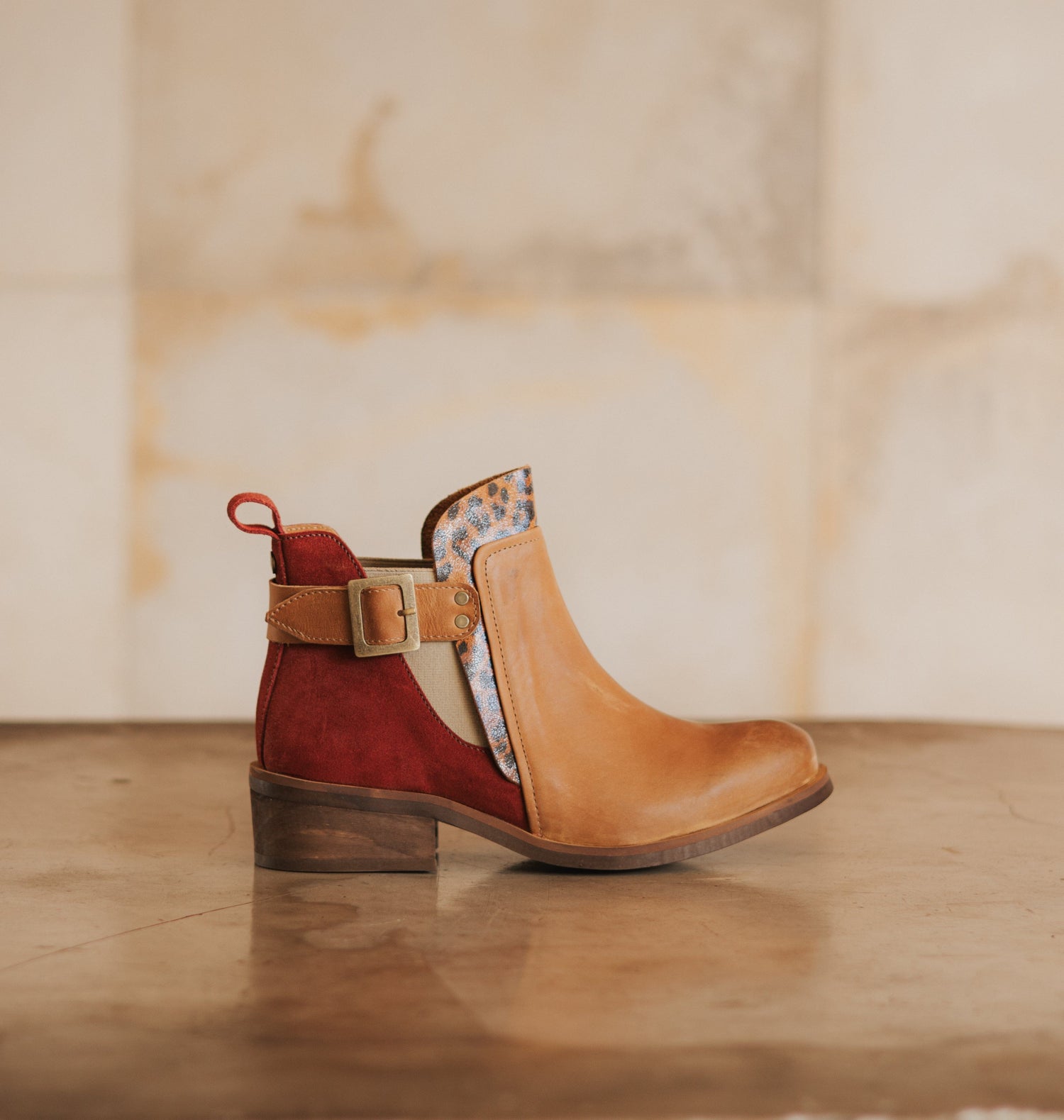 Botin Mujer / Angu Print Camel BOTINES Giani Dafirenze 