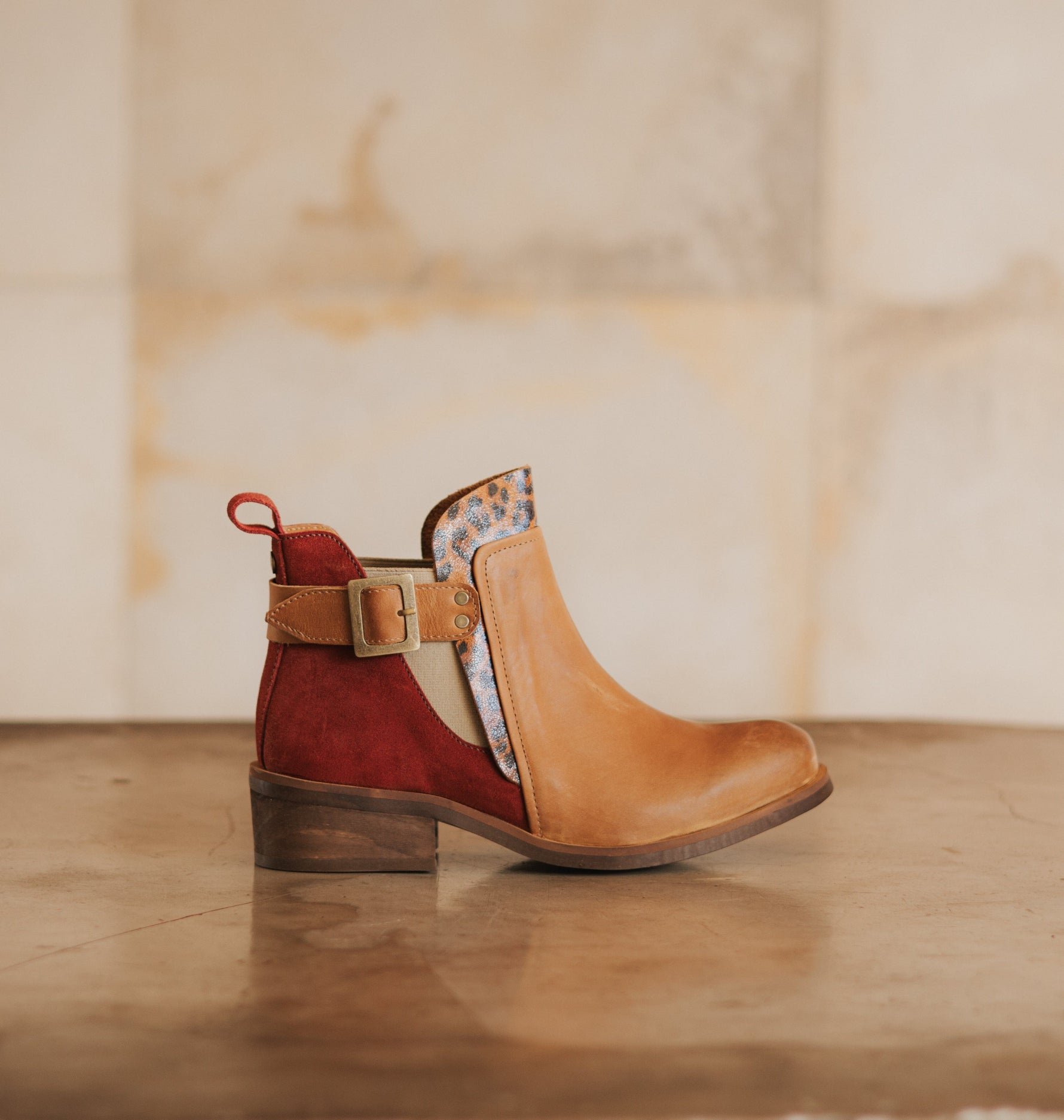 Botin Mujer / Angu Print Camel BOTINES Giani Dafirenze 