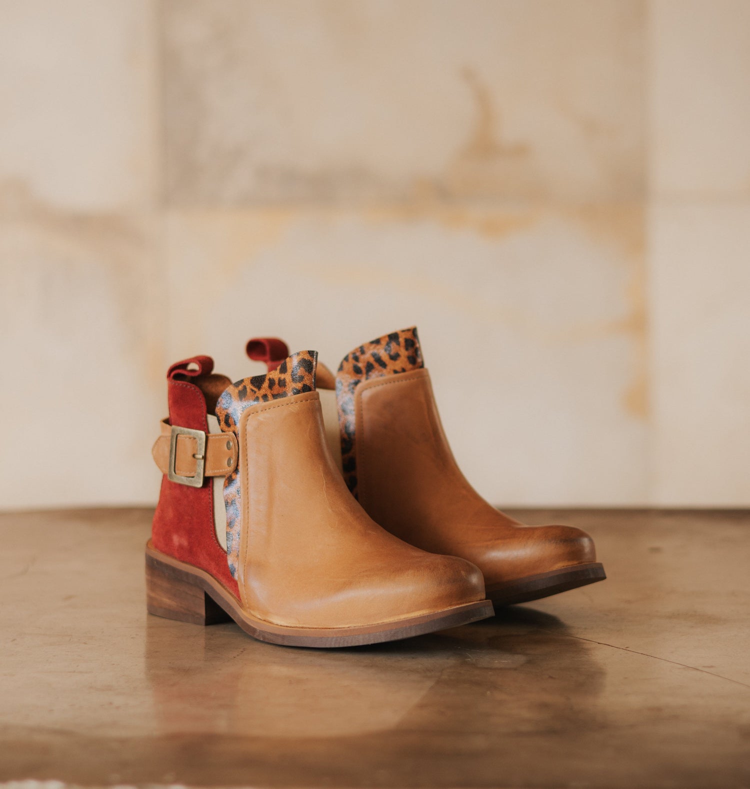 Botin Mujer / Angu Print Camel BOTINES Giani Dafirenze 