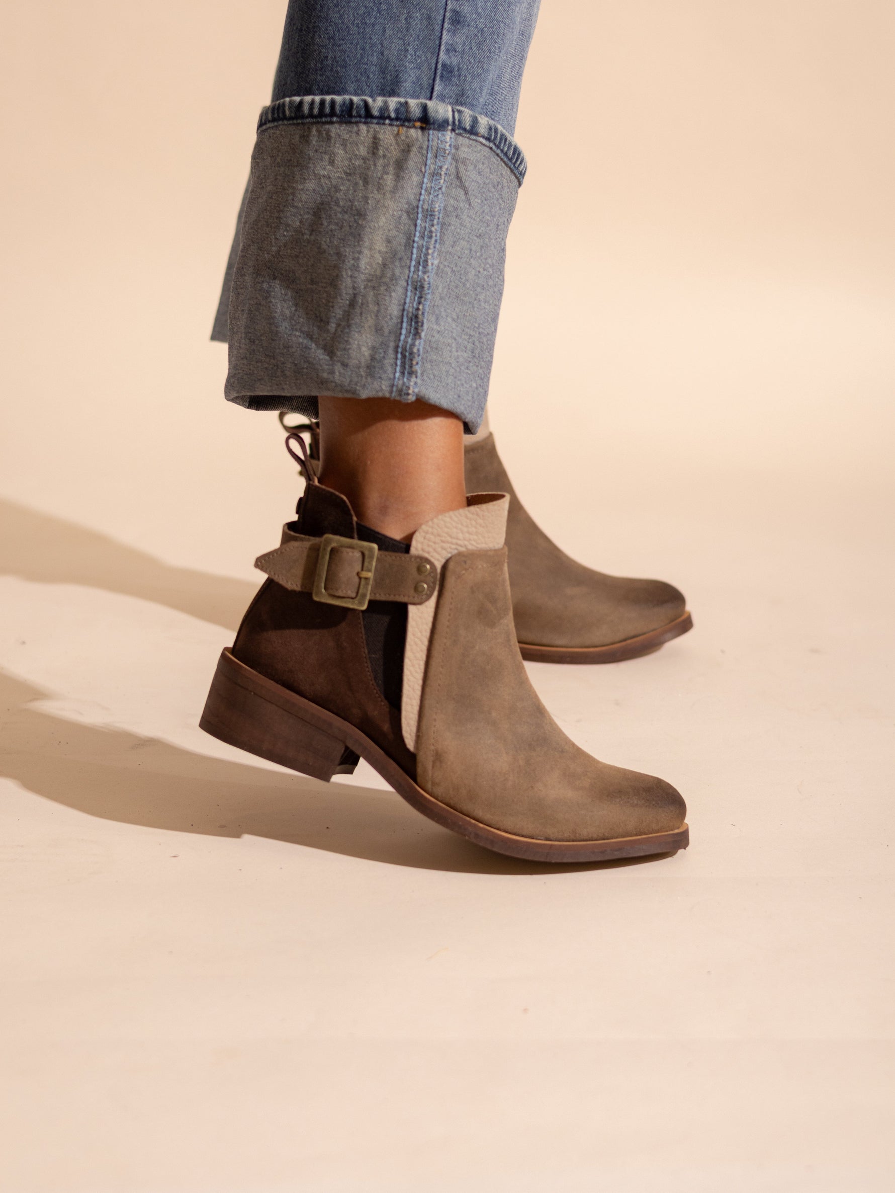 Botin Mujer / Angu Taupe Cafe BOTINES Giani Dafirenze 