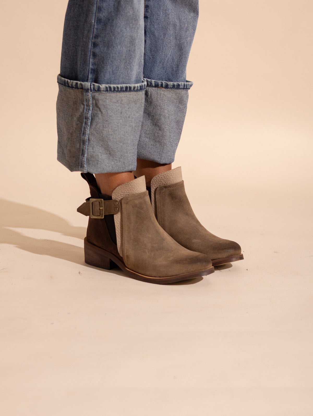 Botin Mujer / Angu Taupe Cafe BOTINES Giani Dafirenze 