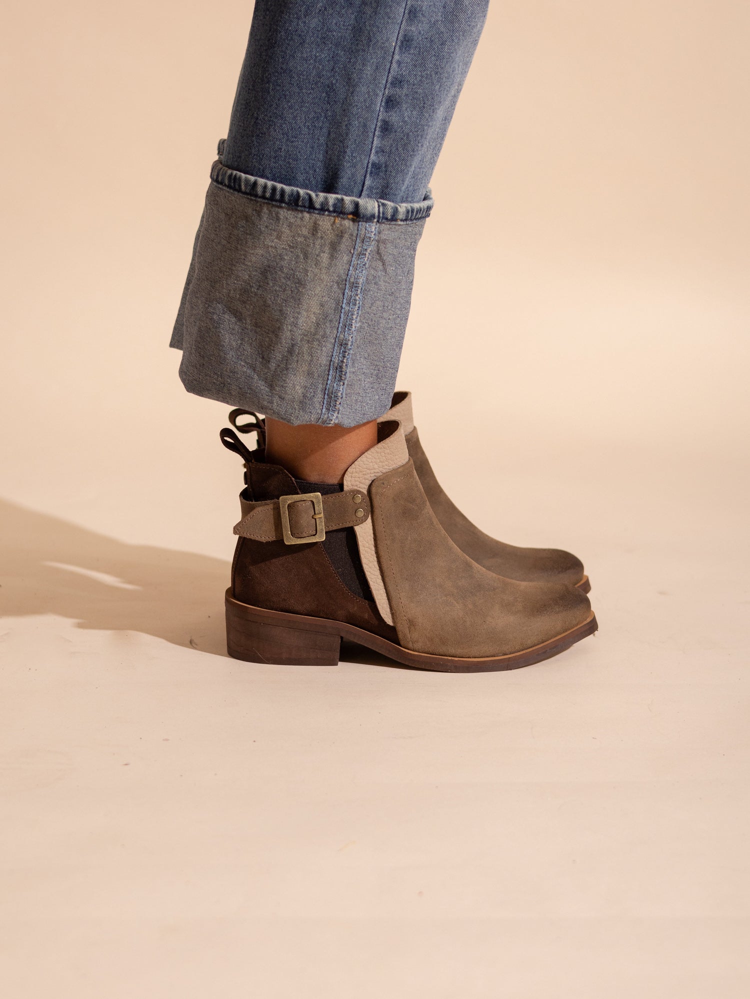 Botin Mujer / Angu Taupe Cafe BOTINES Giani Dafirenze 