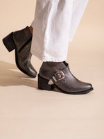 Botin Mujer / Berta Negro Metálico BOTINES Giani Dafirenze 