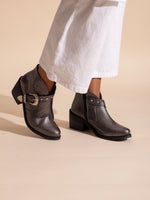 Botin Mujer / Berta Negro Metálico BOTINES Giani Dafirenze 