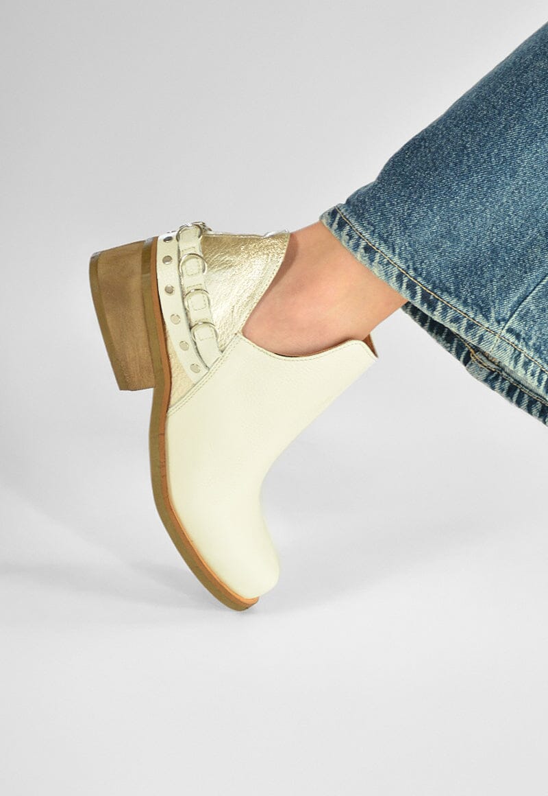 Botin Mujer / Cala Beige Niquel BOTINES Giani Dafirenze 