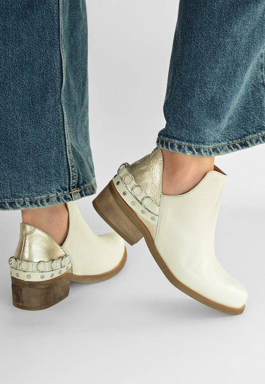 Botin Mujer / Cala Beige Niquel BOTINES Giani Dafirenze