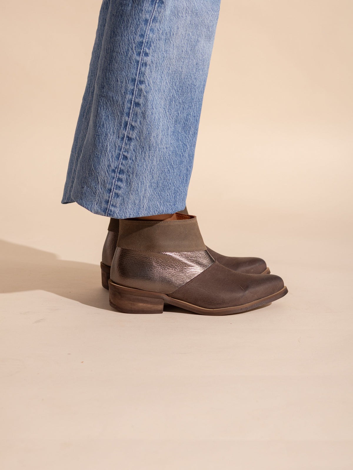 Botin Mujer / Camelia Cafe Metalico BOTINES Giani Dafirenze 