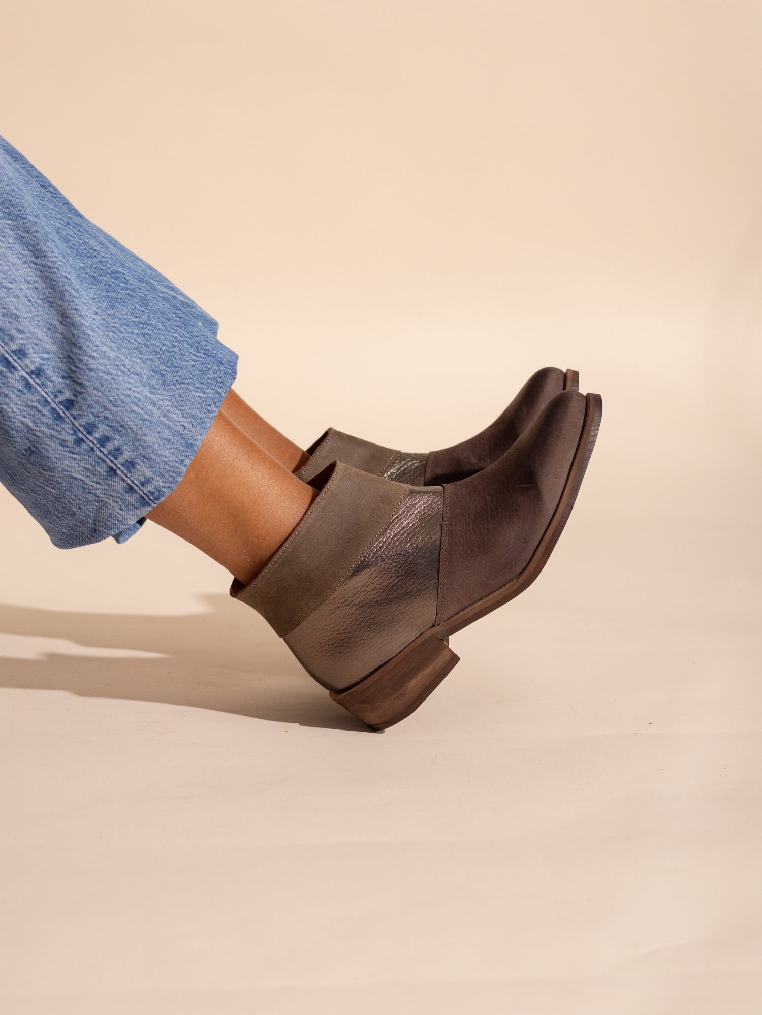 Botin Mujer / Camelia Cafe Metalico BOTINES Giani Dafirenze 