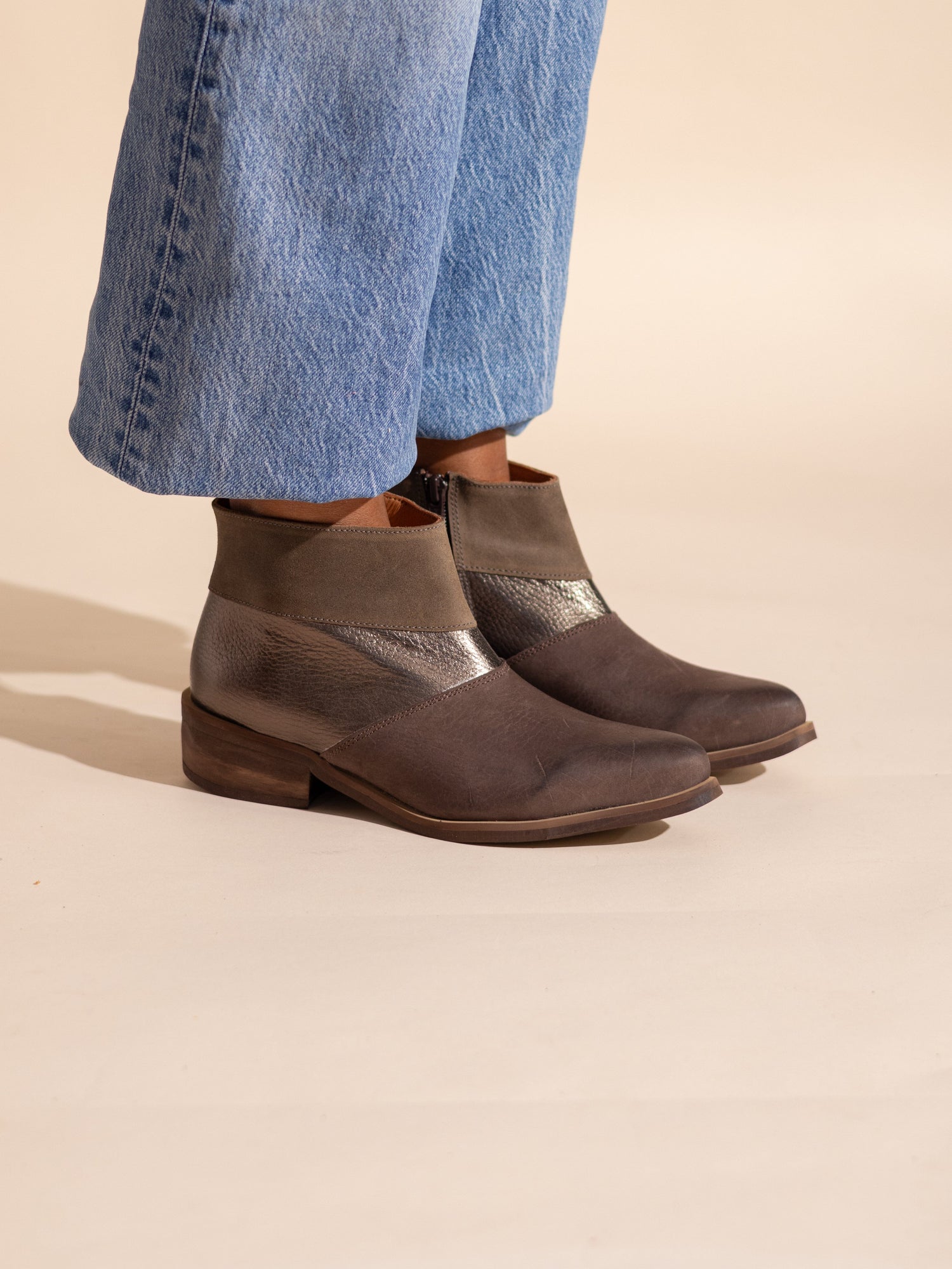 Botin Mujer / Camelia Cafe Metalico BOTINES Giani Dafirenze 