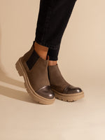 Botin Mujer / Celia Taupe Metalico BOTINES Giani Dafirenze 