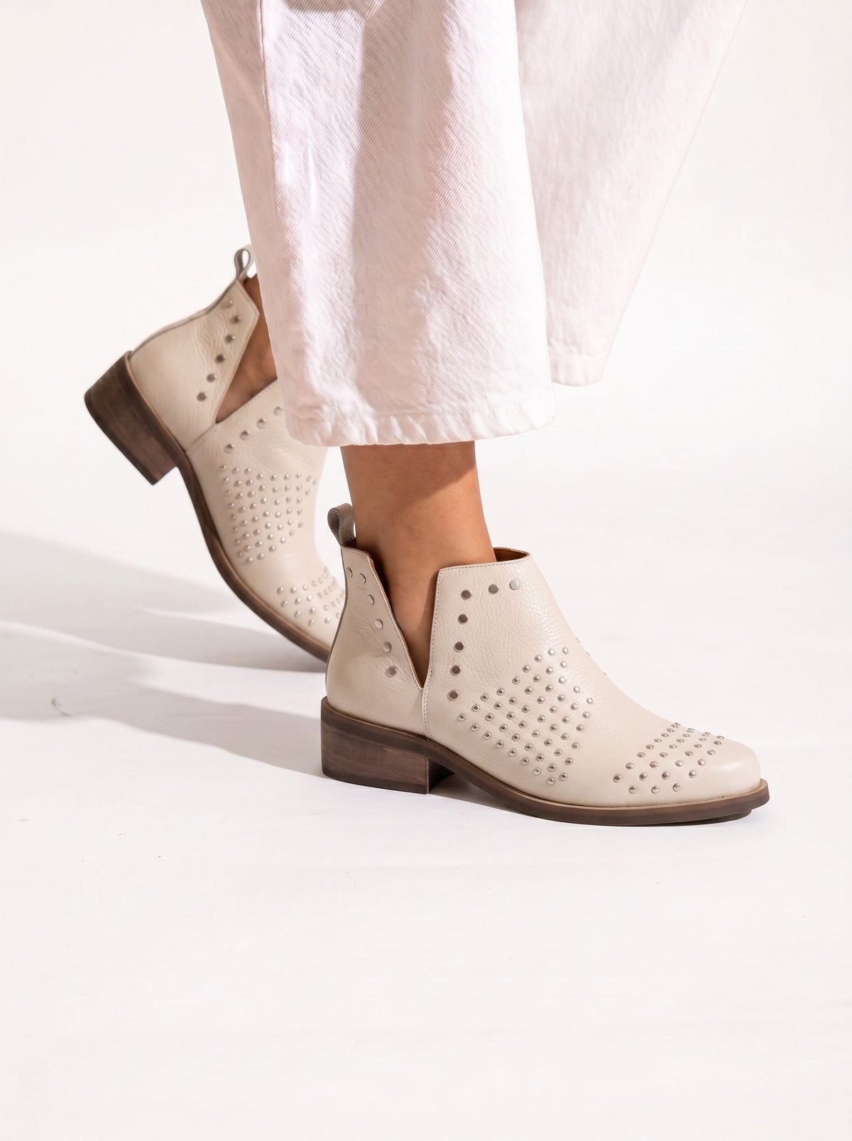 Botin Mujer / Charra Beige BOTINES Giani Dafirenze 