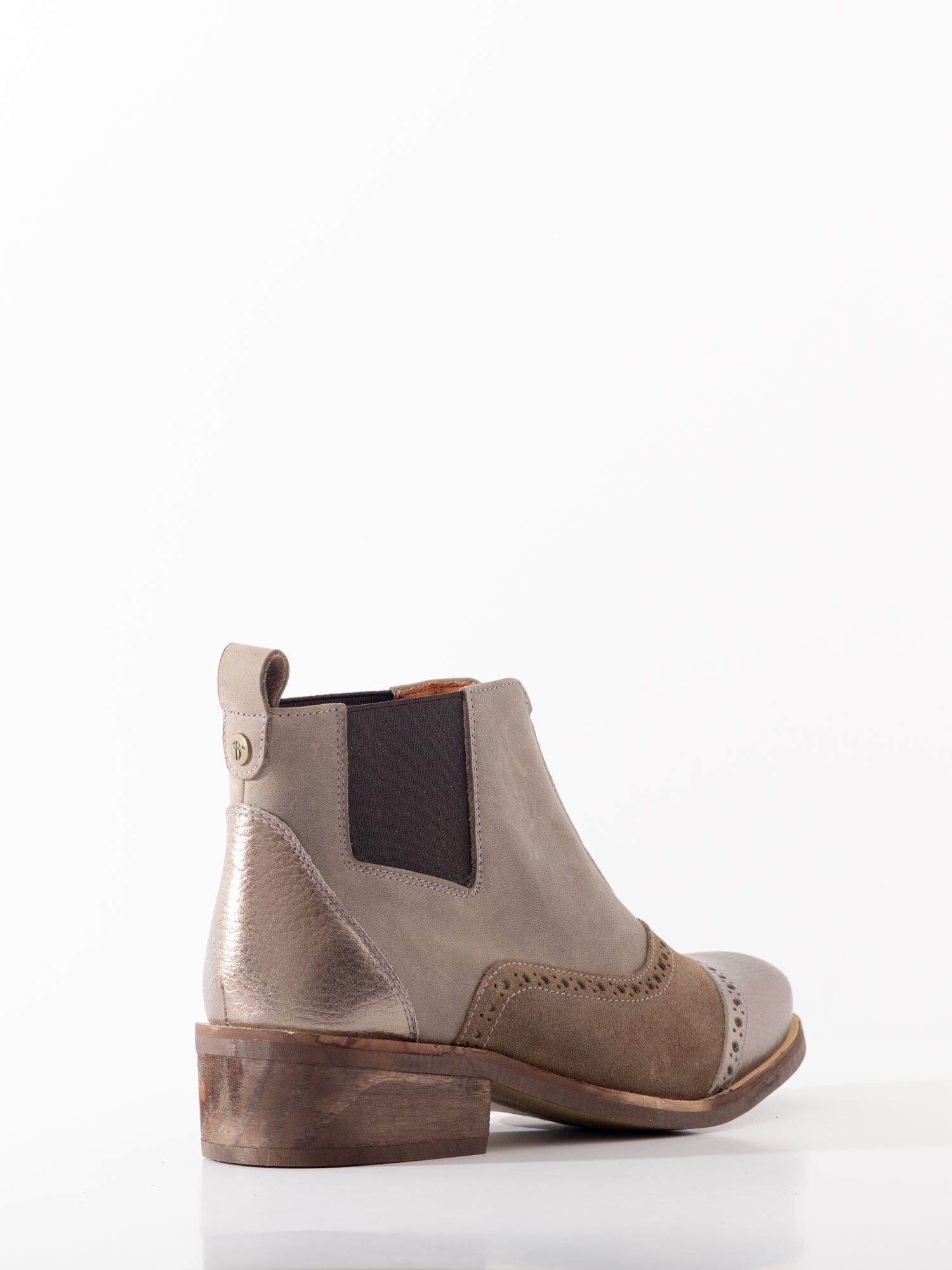 Botin Mujer / Diana Taupe Metalico BOTINES Giani Dafirenze 