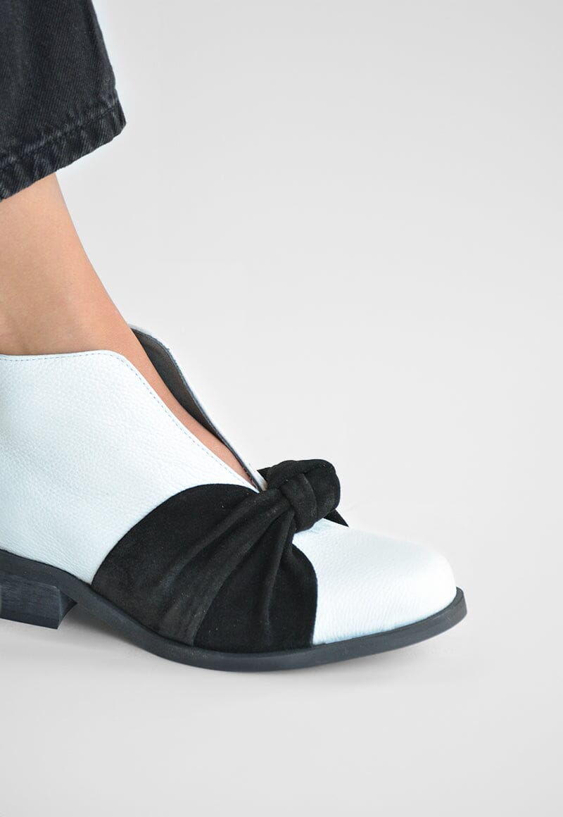 Botin Mujer / Florence Blanco Negro BOTINES Giani Dafirenze 