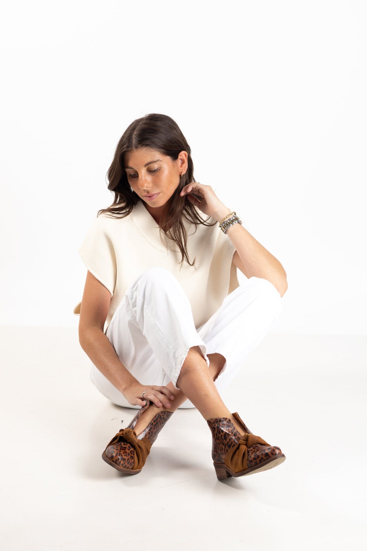 Botin Mujer / Florence Print Camel BOTINES Giani Dafirenze 