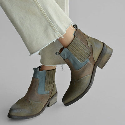 Botin Mujer / Frida Café Gris