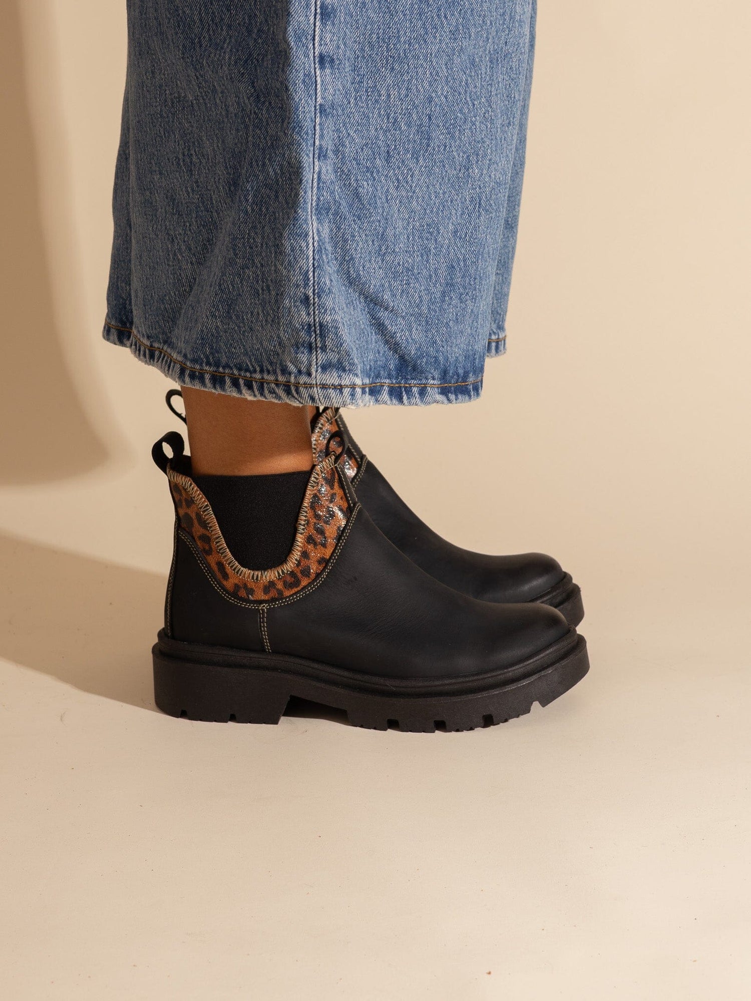 Botin Mujer / Isabel Negro Print BOTINES Giani Dafirenze 