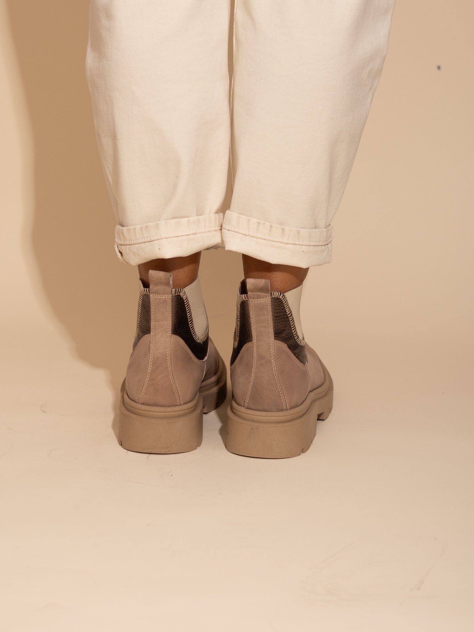 Botin Mujer / Isabel Taupe Metalico BOTINES Giani Dafirenze 