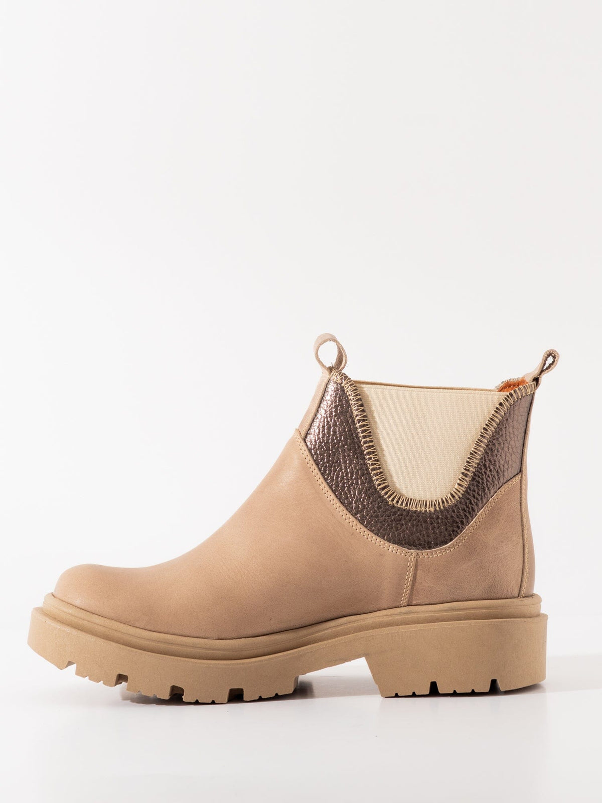 Botin Mujer / Isabel Taupe Metalico BOTINES Giani Dafirenze 