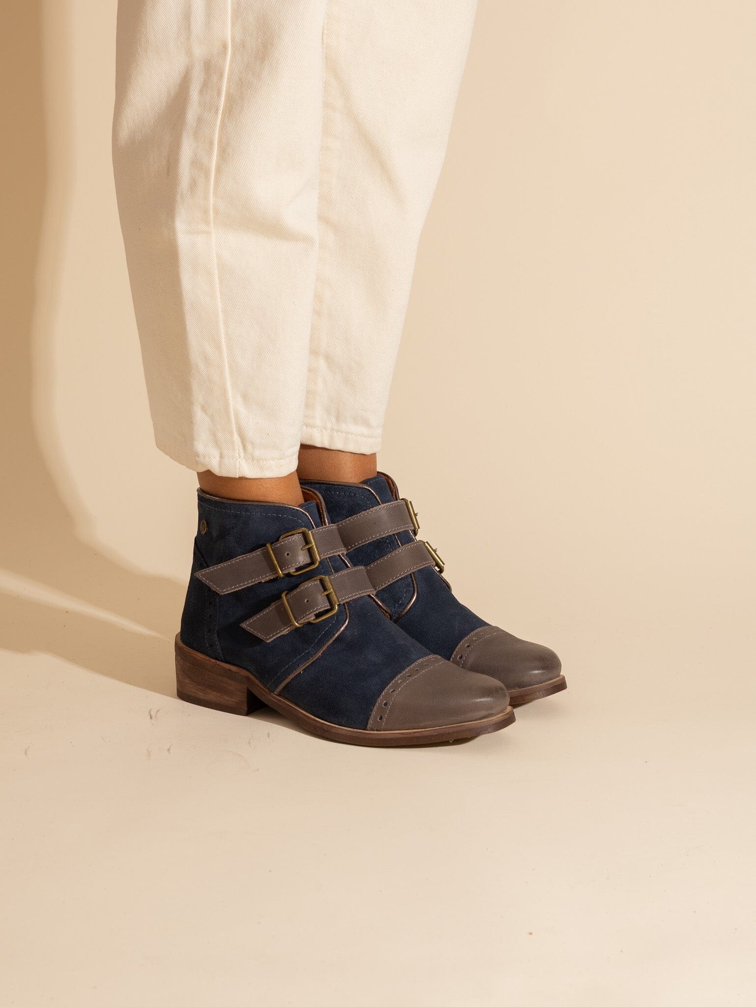 Botin Mujer / Judy Gris Azul BOTINES Giani Dafirenze 