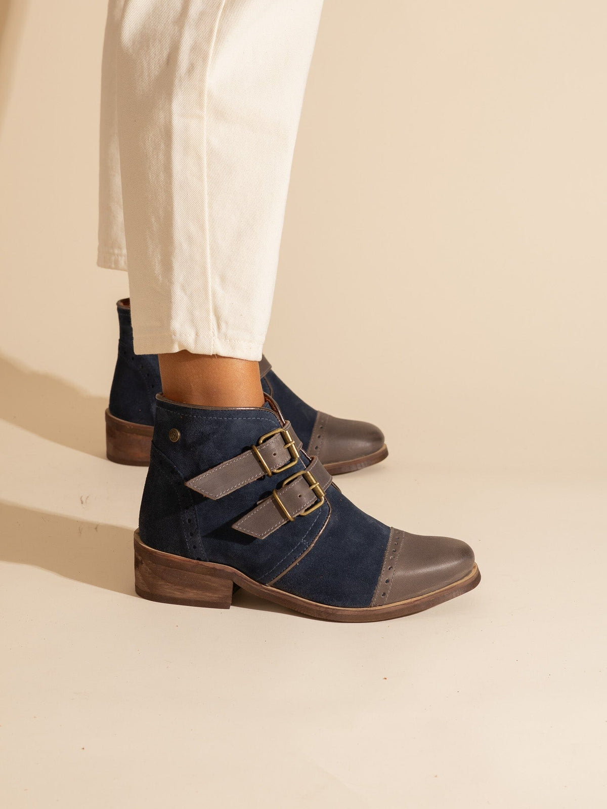 Botin Mujer / Judy Gris Azul BOTINES Giani Dafirenze 