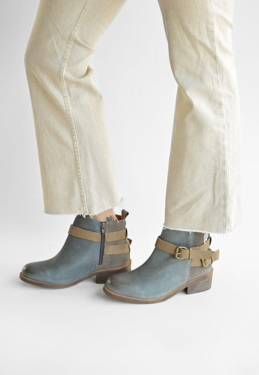 Botin Mujer / Laura Negro Gris Taupe BOTINES Giani Dafirenze