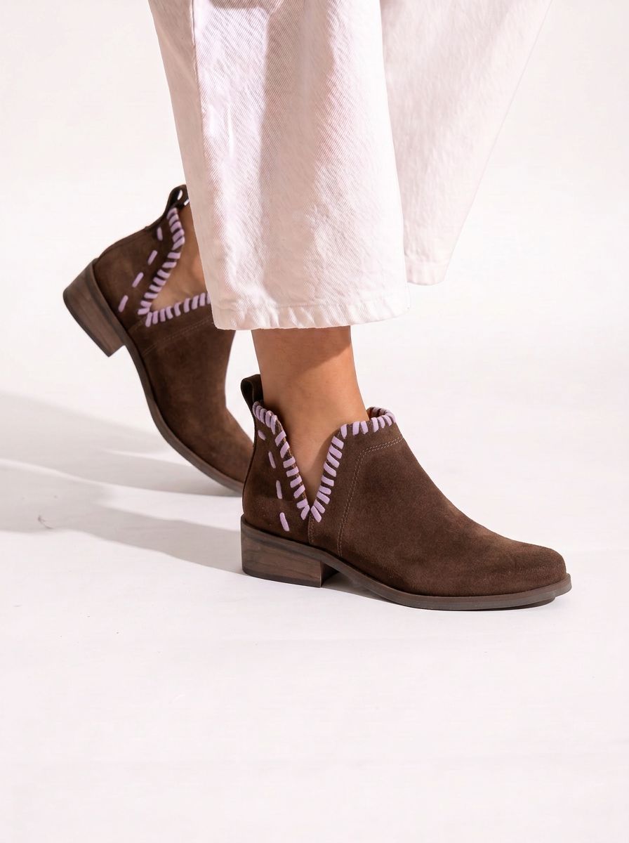 Botin Mujer / Lumbre Café Lila BOTINES Giani Dafirenze 