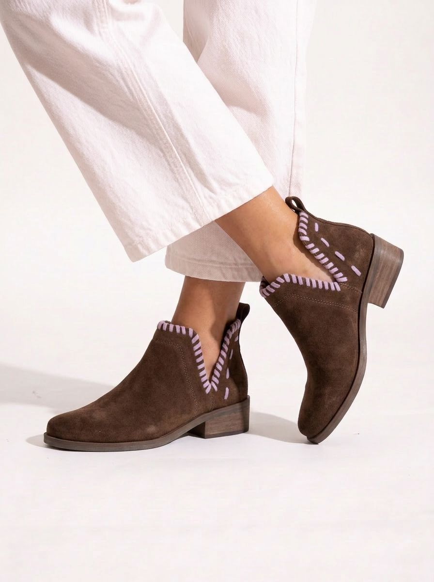 Botin Mujer / Lumbre Café Lila BOTINES Giani Dafirenze 