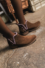 Botin Mujer / Lumbre Café Lila BOTINES Giani Dafirenze 