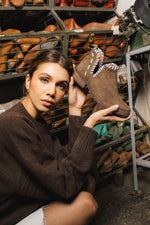 Botin Mujer / Lumbre Taupe Celeste BOTINES Giani Dafirenze 