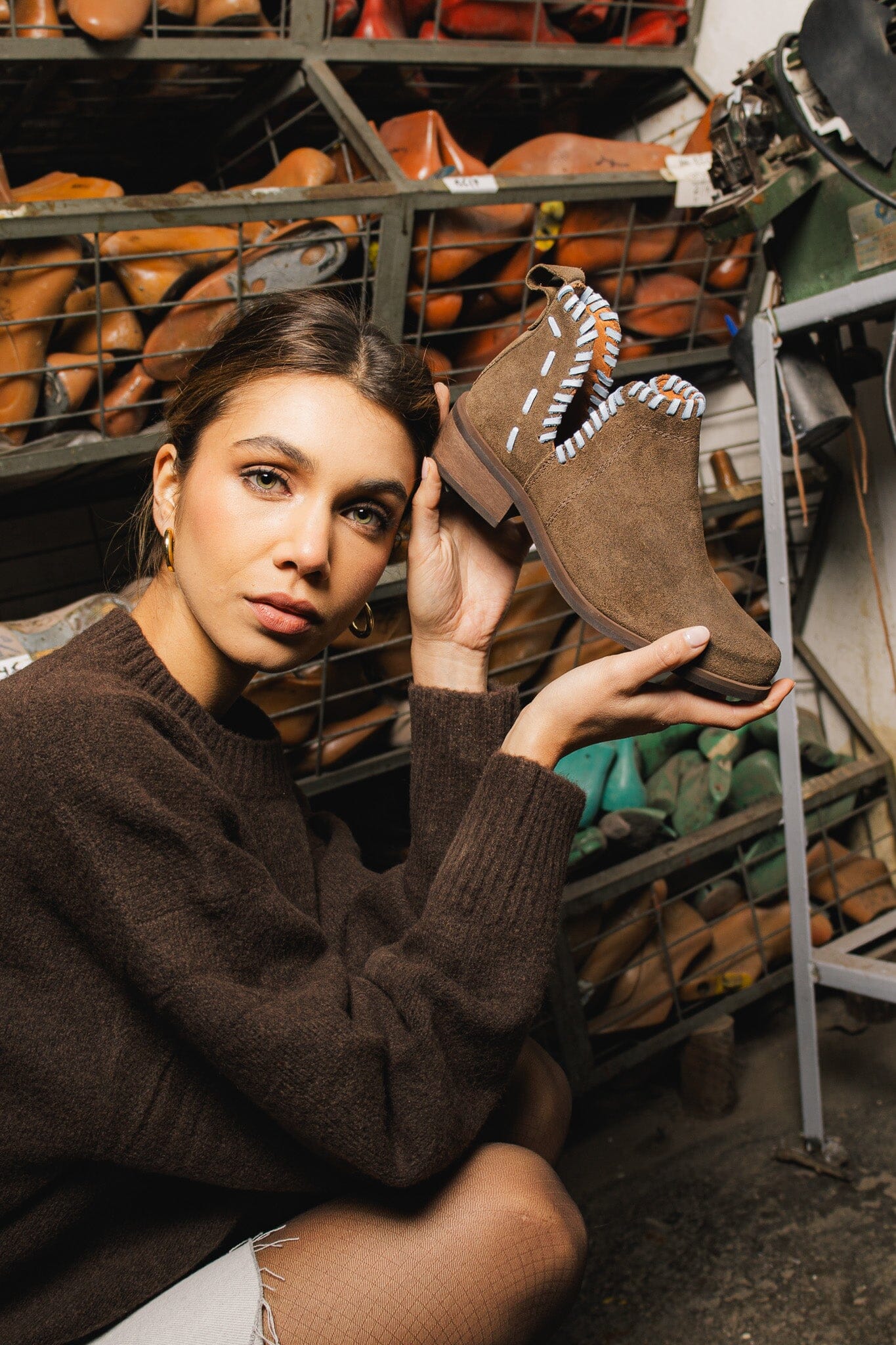 Botin Mujer / Lumbre Taupe Celeste BOTINES Giani Dafirenze 