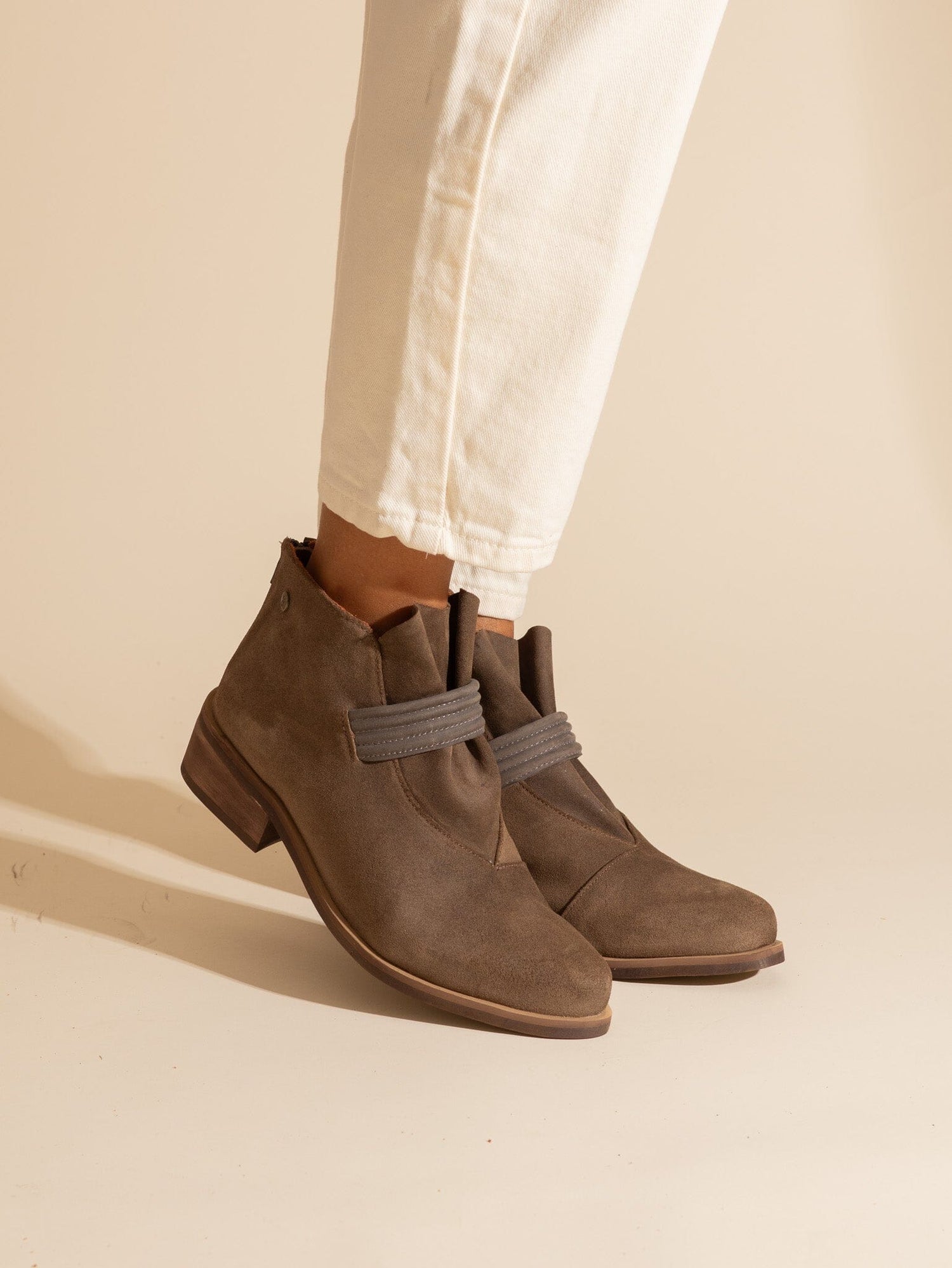 Botin Mujer / Nalca Taupe Gris BOTINES Giani Dafirenze 