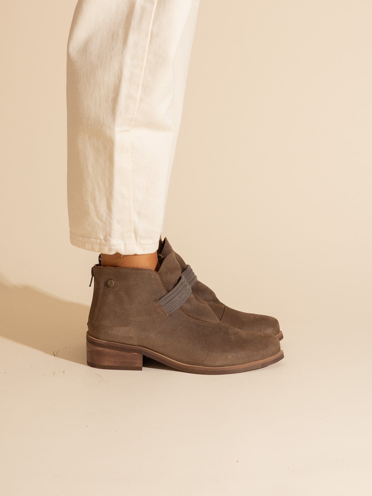 Botin Mujer / Nalca Taupe Gris BOTINES Giani Dafirenze 