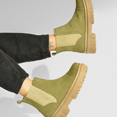 Botin Mujer / Onix Verde