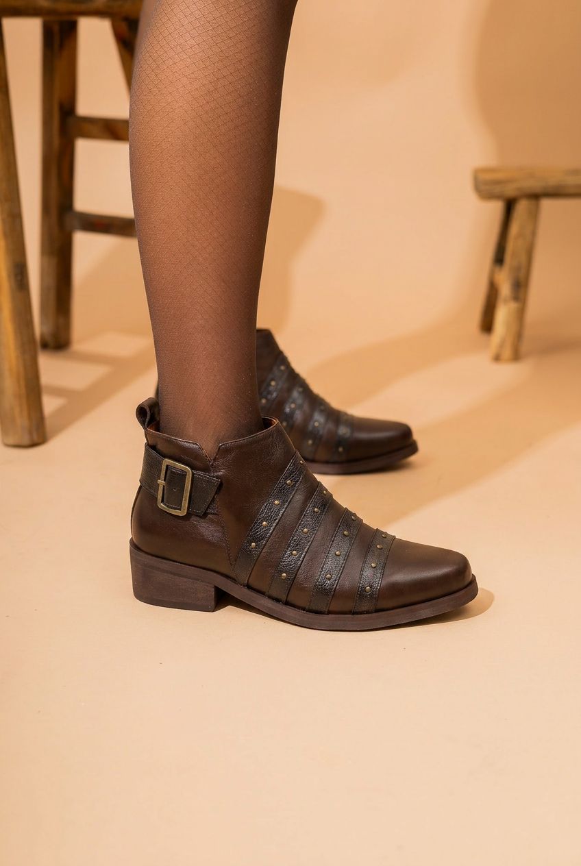 Botin Mujer Pardillo Cafe