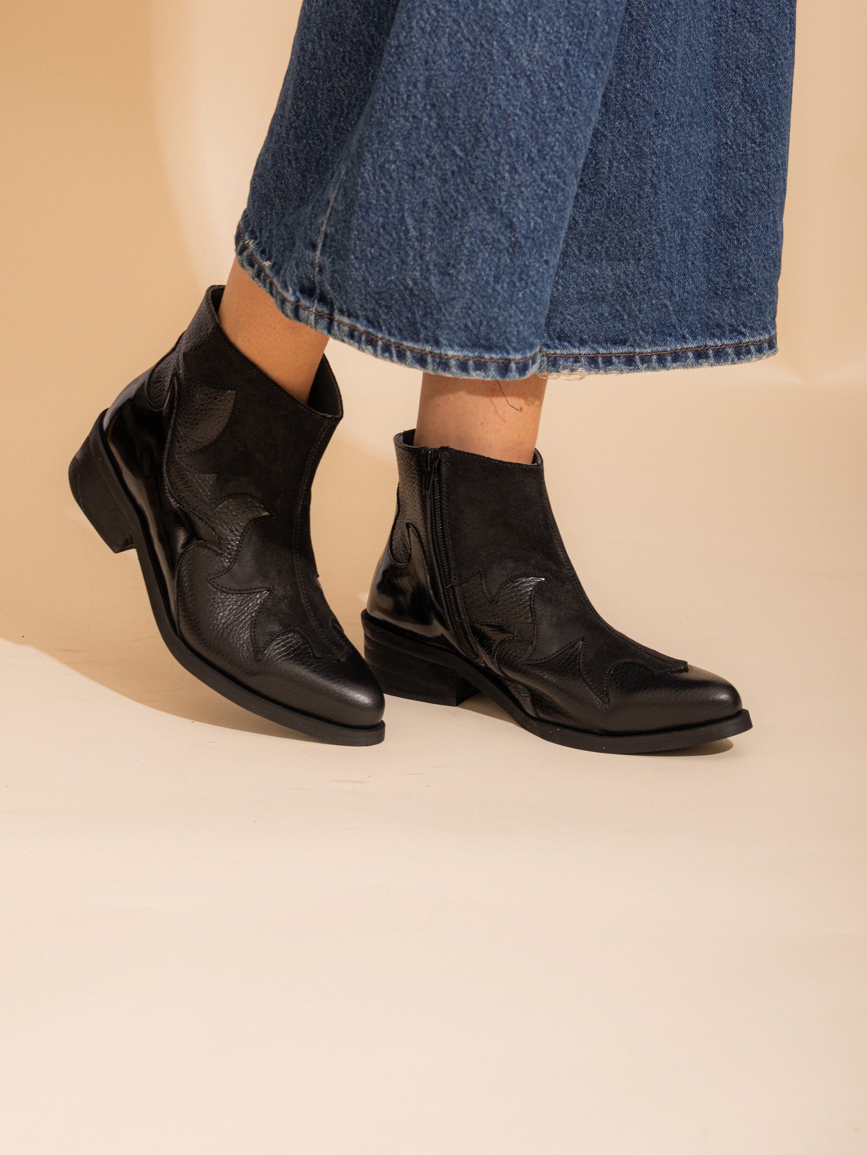 Botin Mujer / Poleo Negro BOTINES Giani Dafirenze 