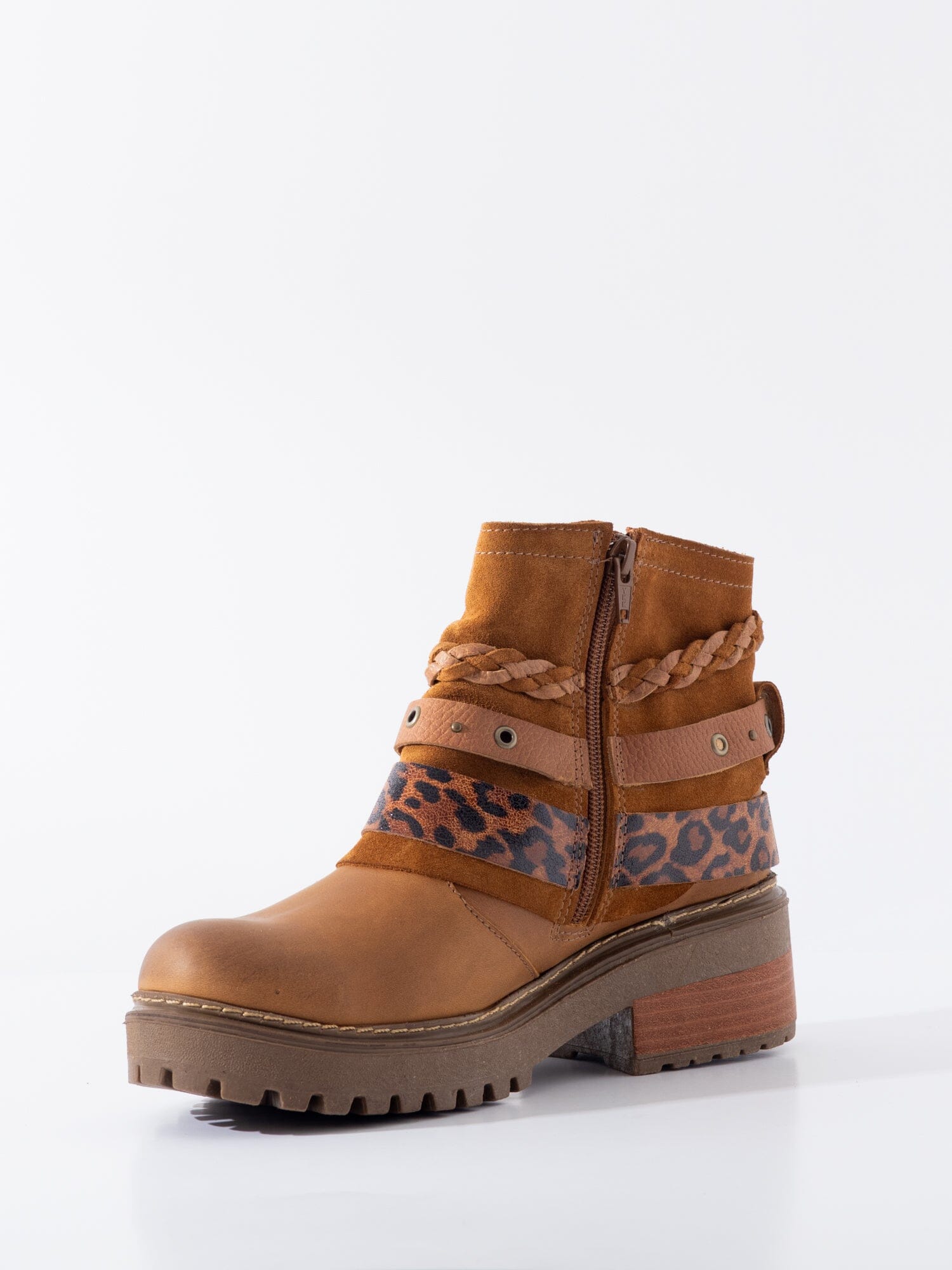 Botin Mujer / Queltehue Print Camel BOTINES Giani Dafirenze 